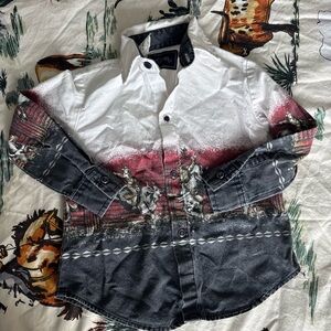 🤠Vintage Baby Roper Pearl Snap 🤠